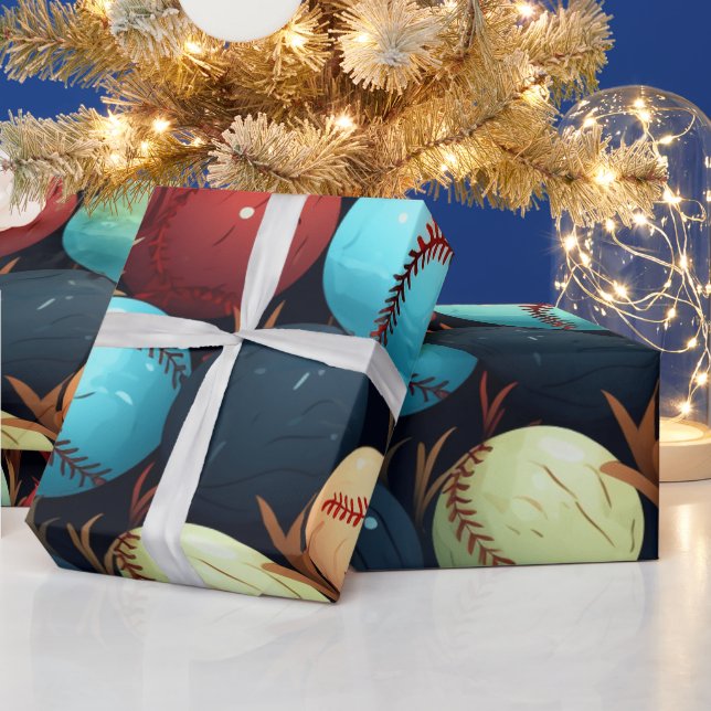 Papel De Presente Bolsas de Base Multicoloridas (Feriados)