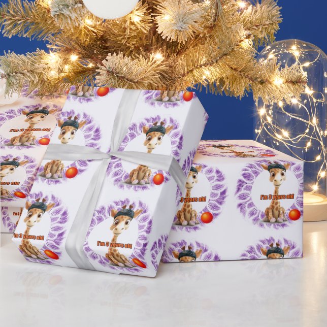 Papel De Presente Bom aniversário para meninos (Feriados)