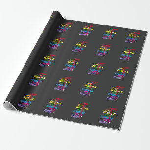Papel De Presente Bondade Paz Igualdade Amor Inclusão Esperança