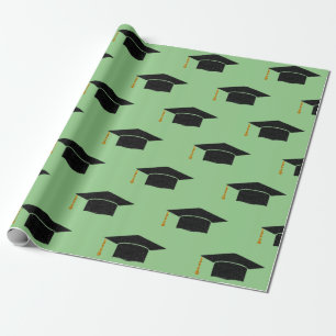 Papel De Presente Boné de formatura brilhante