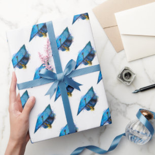 Papel De Presente Boné de formatura de Aquarela