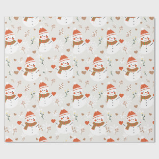Papel De Presente ⛄ boneco de neve