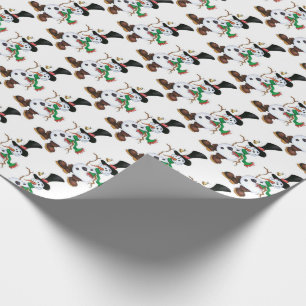 Papel De Presente Boneco de Neve Fofo