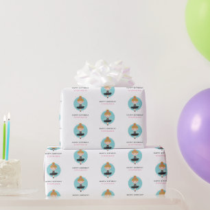 Papel De Presente Bonita Ballerina em Festa de Aniversário de crianç