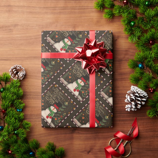 Papel De Presente Bonita bondade de Natal Bonito Joy Inspirivência (Presente de Natal)