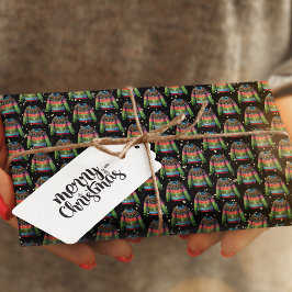 Papel De Presente Bonita Holly Berries Holly Berries Feia de Natal