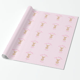 Papel De Presente Bonito em Chihuahua rosa