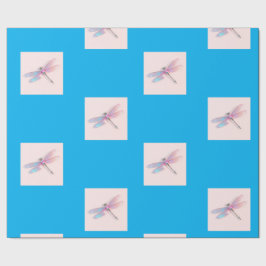 Papel De Presente Bonito Papel de embrulhamento Holográfico Dragonfl