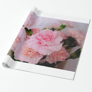 Papel De Presente Bonito presente de fotografia de flores cor-de-ros