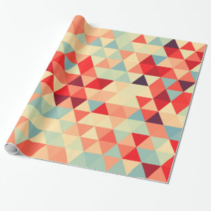 Papel De Presente Bonito Triângulo Padrão II + suas ideias