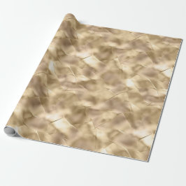 Papel De Presente Bonito Vidro Dourado Elegante