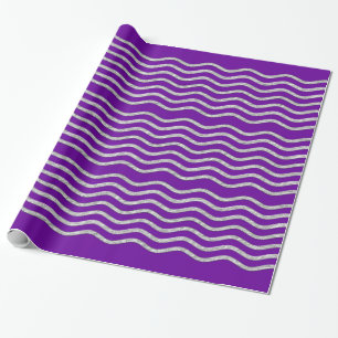 Papel De Presente Bonito Waves prata + seu backgr, texto e ideias