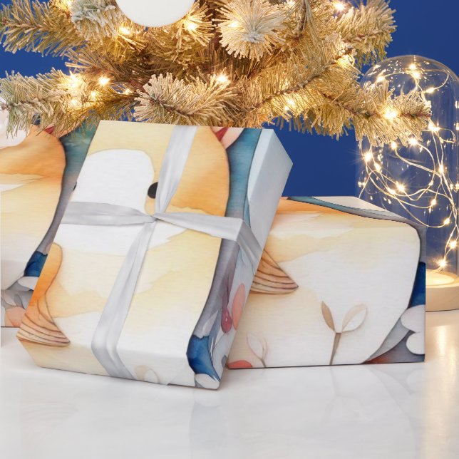 Papel De Presente Bonitos animais Papel de enrolar (Feriados)