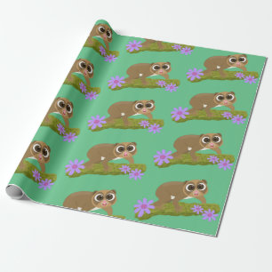Papel De Presente Bons e felizes loris em desenhos animados