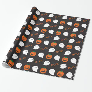 Papel De Presente Boo! É Halloween