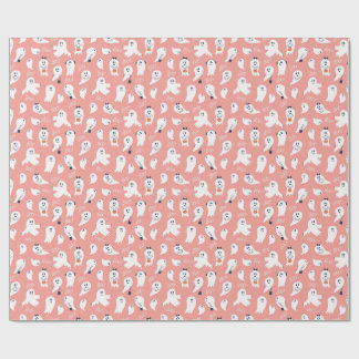 Papel De Presente Boo Halloween Fantasma Fofo