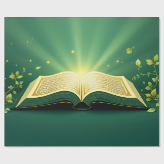 Papel De Presente Book Wrapping Paper