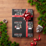 Papel De Presente Bookish Christmas Candy Cane Book Club Bookish<br><div class="desc">Bookish Christmas Candy Cane Book Club Bookish</div>