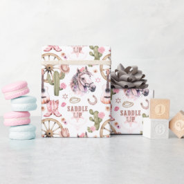 Papel De Presente Boots and Horse Gift Wrap