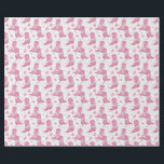 Papel De Presente Boots & Pearls, Moças Florais Ocidentais Rosa<br><div class="desc">Adicione um talento ocidental de vidro aos seus presentes com esta botas cor-de-rosa embrulhando papel! Com botas desenhadas à mão enfeitadas com pérolas, arcos e sotaques florais, este design chic e feminino é perfeito para chás de panela, festas de solteira, aniversários ou comemorações do país. Quer você esteja embrulhando presentes...</div>
