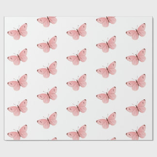 Papel De Presente Borboleta