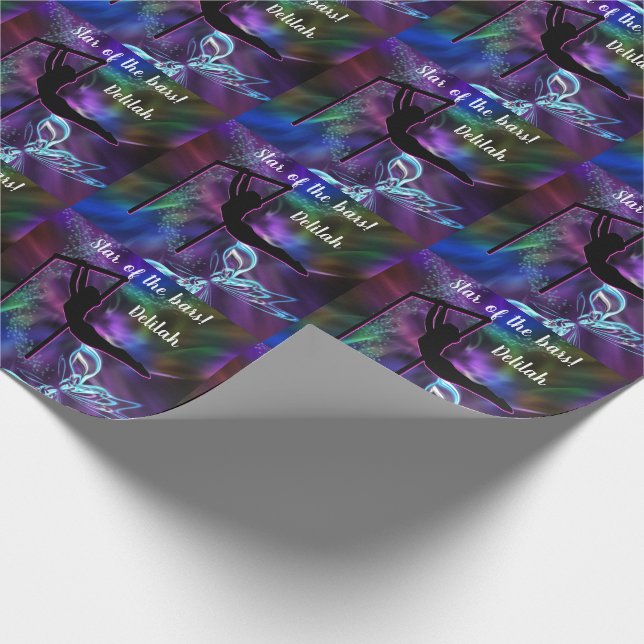 Papel De Presente Borboleta de ginástica Estrela dos Bares Personali (Ponta)