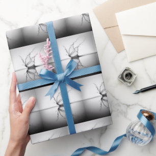 Papel De Presente Borboleta Na Caixa De Água