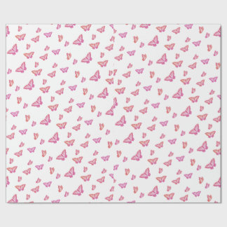 Papel De Presente Borboleta Sonhadora