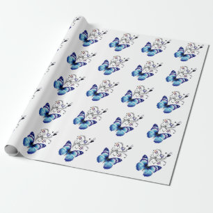 Papel De Presente Borboletas