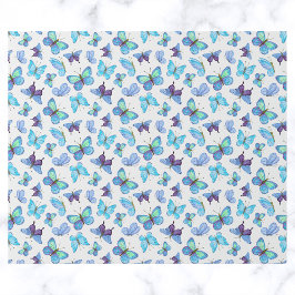 Papel De Presente Borboletas coloridas