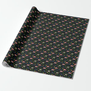 Papel De Presente Borboletas multicoloridas: padrão perfeito