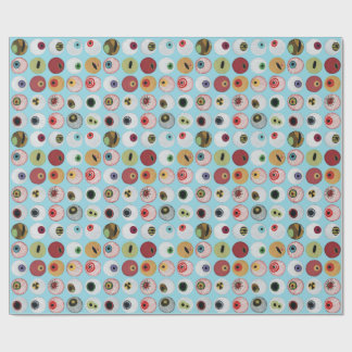 Papel De Presente Bordado Arco-Íris Orelha