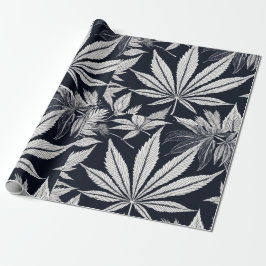 Papel De Presente Bordo de Meia-Noite: Design de Festa com Estilo Pr