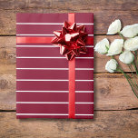 Papel De Presente Borgonha e fina branca com stripteza horizontal<br><div class="desc">Papel de enrolamento horizontal fina brilhante e branco</div>