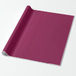 Papel De Presente Borgonha - Marsala Watercolor<br><div class="desc">Papel de embrulho de lavagem de cor de água vermelha e brilhante.</div>