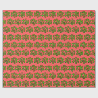 Papel De Presente Boricua Sun Green Christmas wrapping paper