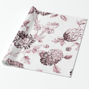 Papel De Presente Borracha Cor-de-rosa, Banho Botânico