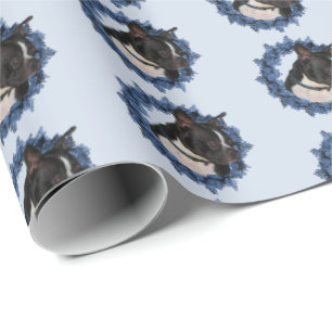Papel De Presente Boston Terrier Dog Animal