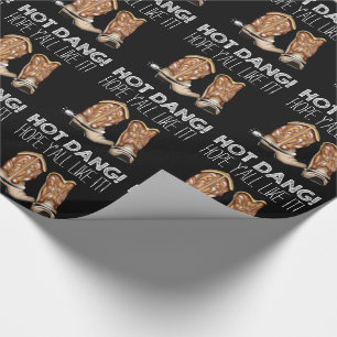 Papel De Presente Bota de Cowboy Engraçada