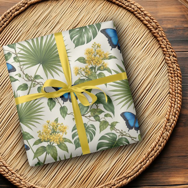 Papel de Presente Botânico Australiano Borboleta U (Criador carregado)