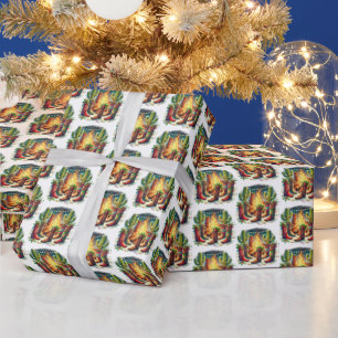 Papel De Presente Botas Country Western de Natal