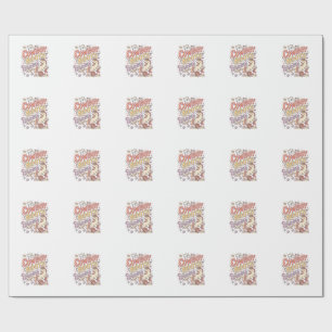 Papel De Presente Botas de Cowboy Unicórnio Caprichoso Zazzle Desi