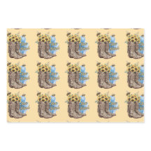 Papel de Presente Botas de Cowgirl Ocidentais Abel