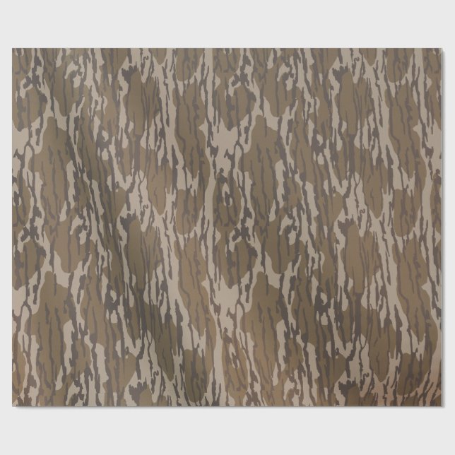 Papel De Presente Bottomland Camo (Aberto)
