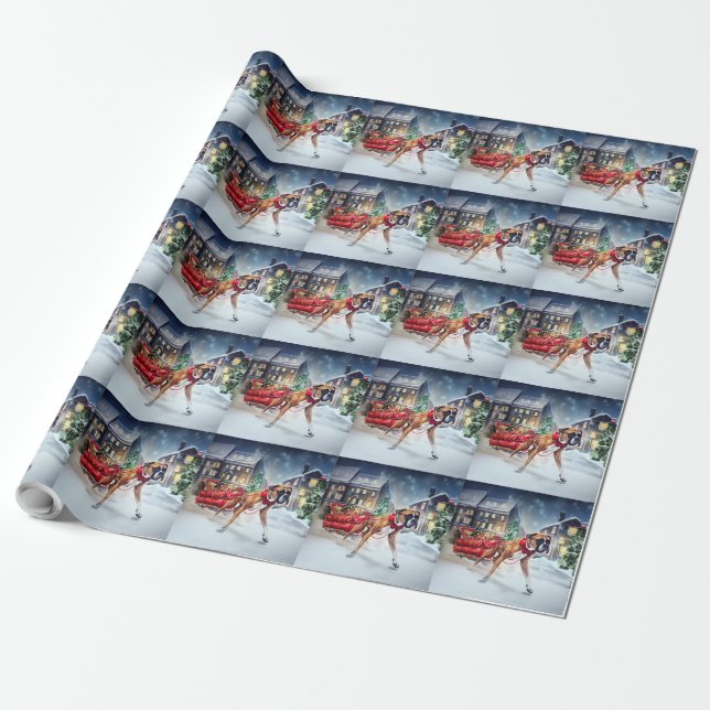 Papel De Presente Boxer Christmas Fesason Season (Desenrolado)