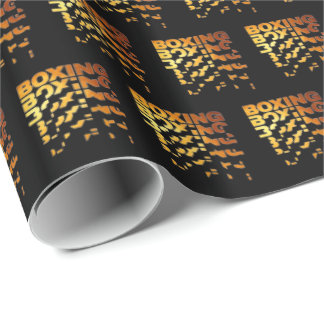 Papel De Presente Boxer Graphic Art