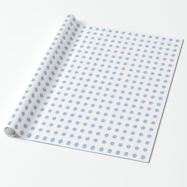Papel De Presente Branco e claro - papel de envolvimento azul das (Desenrolado)