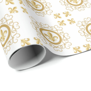 Papel De Presente Branco francês