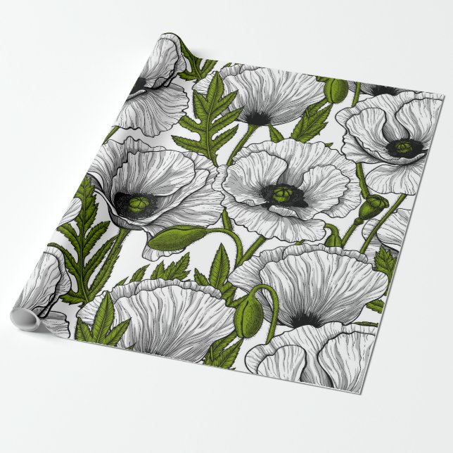 Papel De Presente Brancos em branco (Desenrolado)