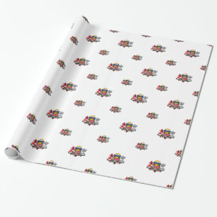 Papel De Presente Brasão letão